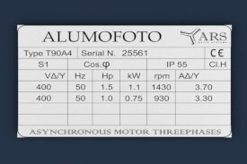 алюминиевые шильды по технологии Алюмофото